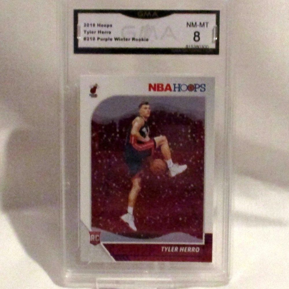 Tyler Herro Rookie 2019 Hoops GMA 8 Miami …